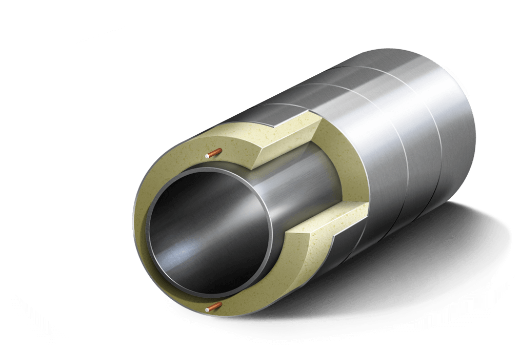 Труба стальная бесшовная в ППУ 89х4 мм сталь 20 ГОСТ 8732-78