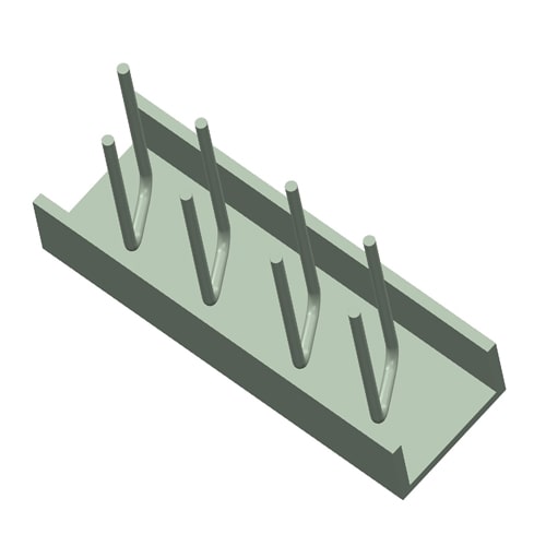 МН 566-571 изделие 90x12x2 мм МН 566